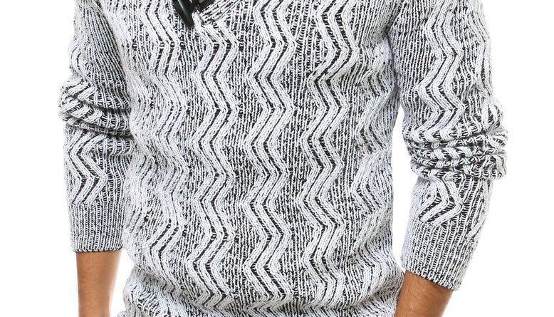 sweter męski typu pullover